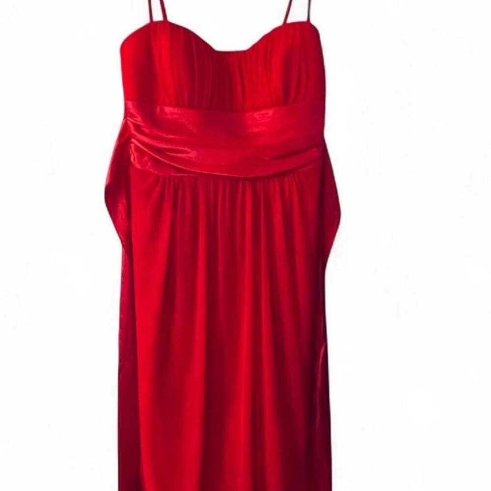 Speechless Y2K Graduation Siren Red Dress Ruched Bodice Size M